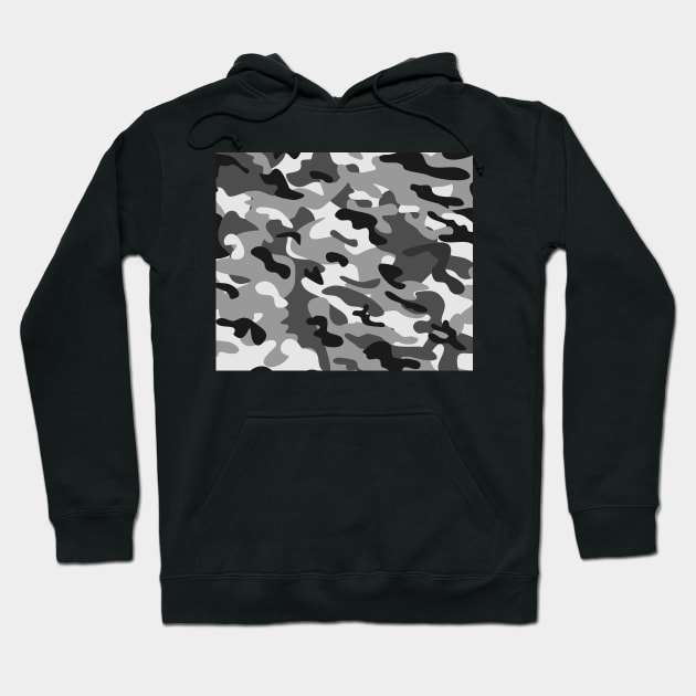 Camouflage Grey Hoodie by TheArtism